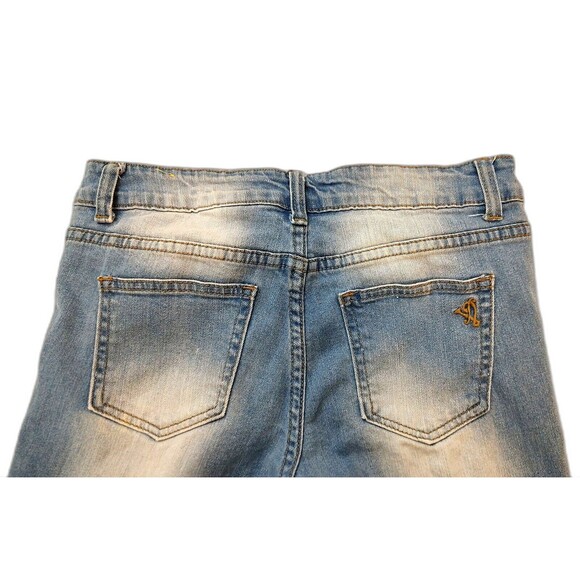 VIP Jeans Skinny Light Wash Distressed Ripped - Picture 4 of 9